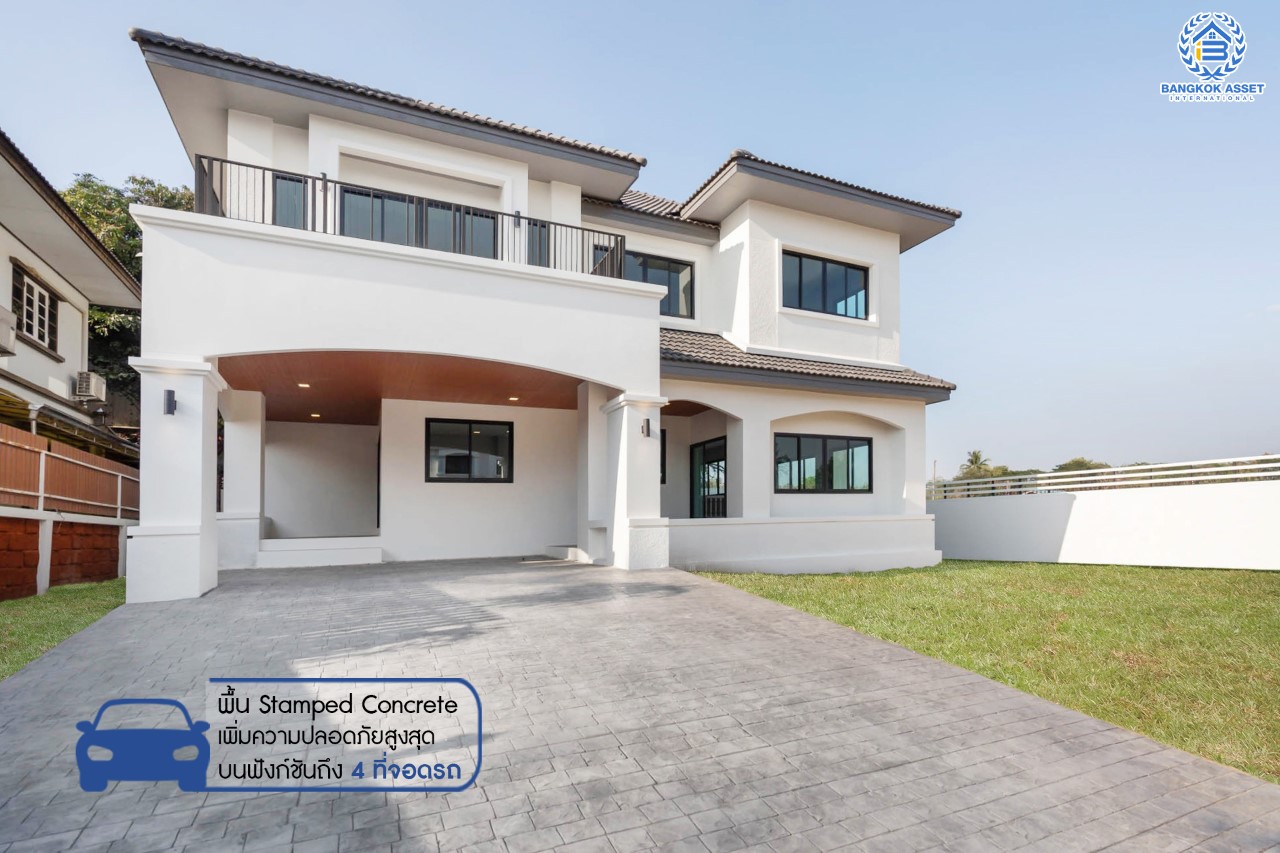 บ้านมือสองตกแต่งใหม่ แบรนด์ LH หลังมุม ดีไซน์สุดหรูหรา เนื้อที่ 121 ตร.ว. ม.ลดาวัลย์ ปิ่นเกล้า-บรมราชชนนี ฟังก์ชันจัดเต็ม 3 ห้องนอน 1 ห้องอเนกประสงค์ชั้นล่าง 3 ห้องน้ำ จอดรถได้ถึง 4 คัน บนพื้นที่ใช้สอยถึง 330 ตร.ม. ทำเลศักยภาพเชื่อมต่อหลายเส้นทาง ใกล้ ม.มหิดล และเซ็นทรัลศาลายา